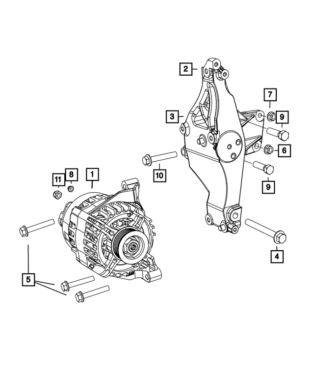 68119352AA - Electrical: Hex Flange Head Screw for Mopar Image