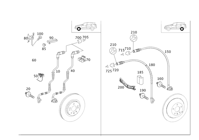 1645401617 - : Rotational Speed Sensor for Mercedes-Benz: GL320, GL550, ML320, ML350, ML450, ML500, ML550, ML63 AMG Image