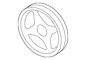 STP361 - Steering: Motorcraft™ Power Steering Pump Pulley for Ford Image