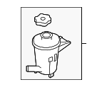 PSR10 - Steering: Motorcraftâ„¢ Power Steering Reservoir for Ford Image