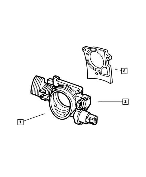 Throttle Body for 2002 Dodge Intrepid #0
