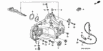 21104PS1020 - Transmission - Manual: PLATE M, OIL GUIDE for Acura Image