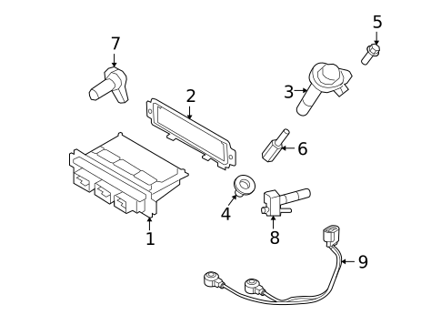 Secondary Ignition for 2010 Lincoln MKX #0
