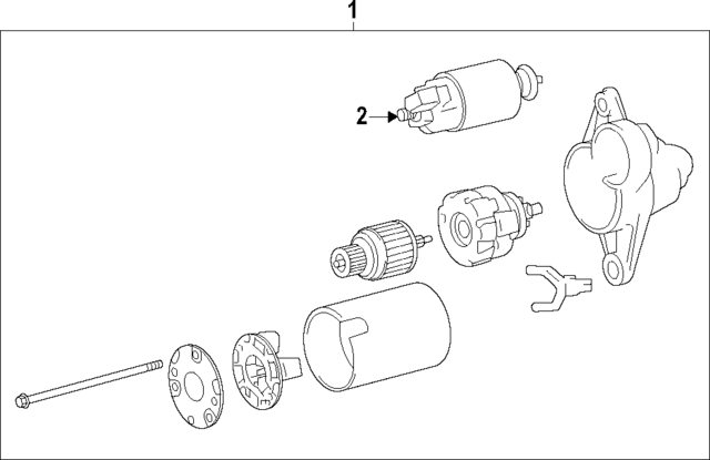 2810024160 - : Starter for Toyota Image