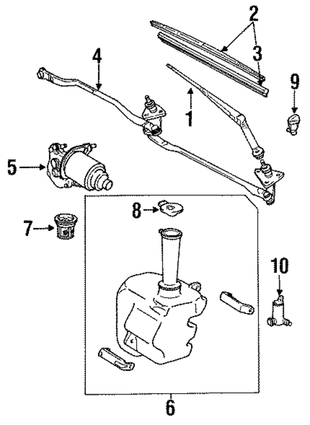 8521427H90 - : Wiper Blade Refill for Lexus Image