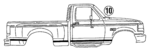 F2TZ1520000HP - Body: Stripe Tape for Ford: F-150 Image