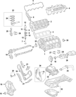 1560108405 - Engine: Cylinder Block for Mercedes-Benz Image