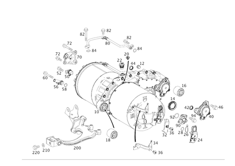 Electric Motor for 2015 Mercedes-Benz B Electric Drive #0