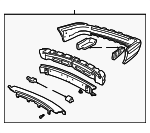 32016217 - Unclassified: Bumper Assembly for Saab: 9-5 Image