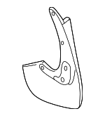 8622943 - Body: Mud Guard for Volvo: S80 Image