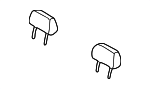 7194047050B0 - Body: Headrest for Toyota Image