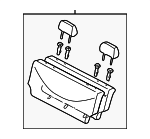 7148047060K1 - Body: Seat Back Assembly for Toyota Image