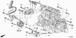 90001R40A00 - Engine: BOLT-WASHER, SPECIAL (10X47) for Acura Image