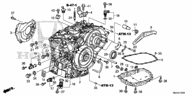 AT Transmission Case Components (2.0L) for 2016 Honda Civic #0
