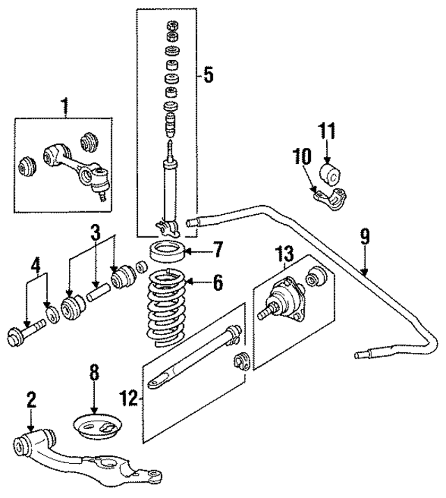 1985 – 1985 Mercedes-Benz Suspension Control Arm Bushing 123-330-13-75