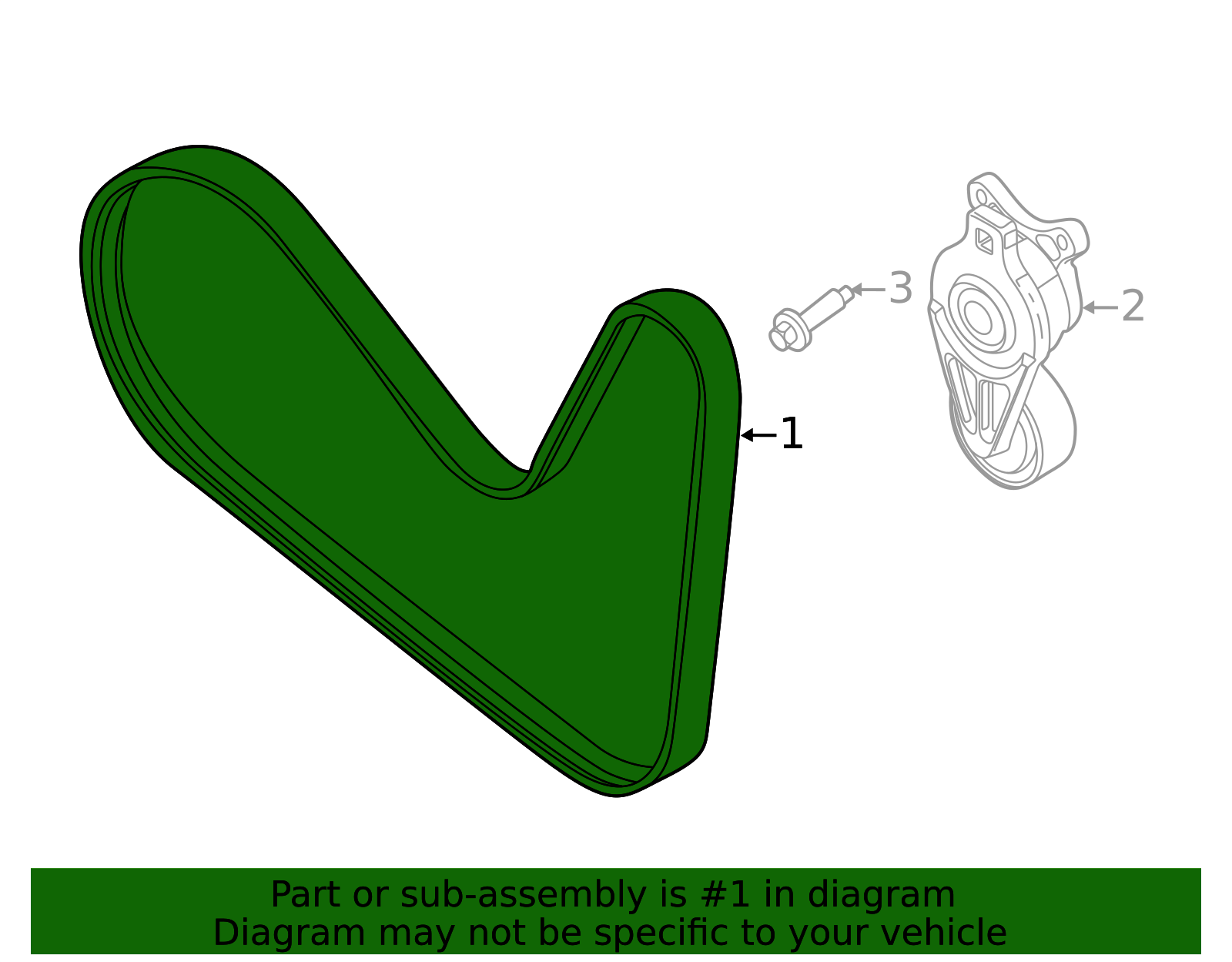 2011-2019 Ford Serpentine Belt GB5Z-8620-B | QuirkParts