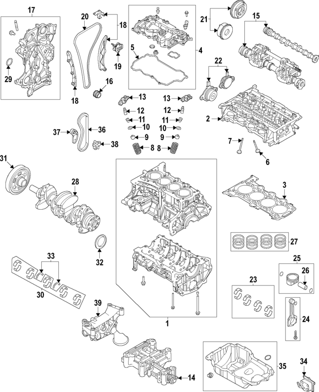 210202S041 - : Main Bearings for Kia Image