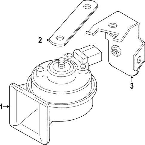Horn for 2022 Audi RS3 #0