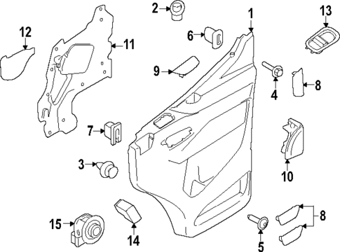 Front Door for 2024 Ford Transit-350 #1