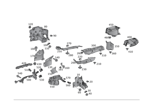 Screening Plates for 2014 Mercedes-Benz SLK55 AMG #0