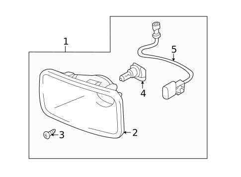 Bulbs - Chassis for 2005 Mitsubishi Outlander #3