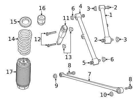 Rear Suspension for 2013 Ram 1500 #0