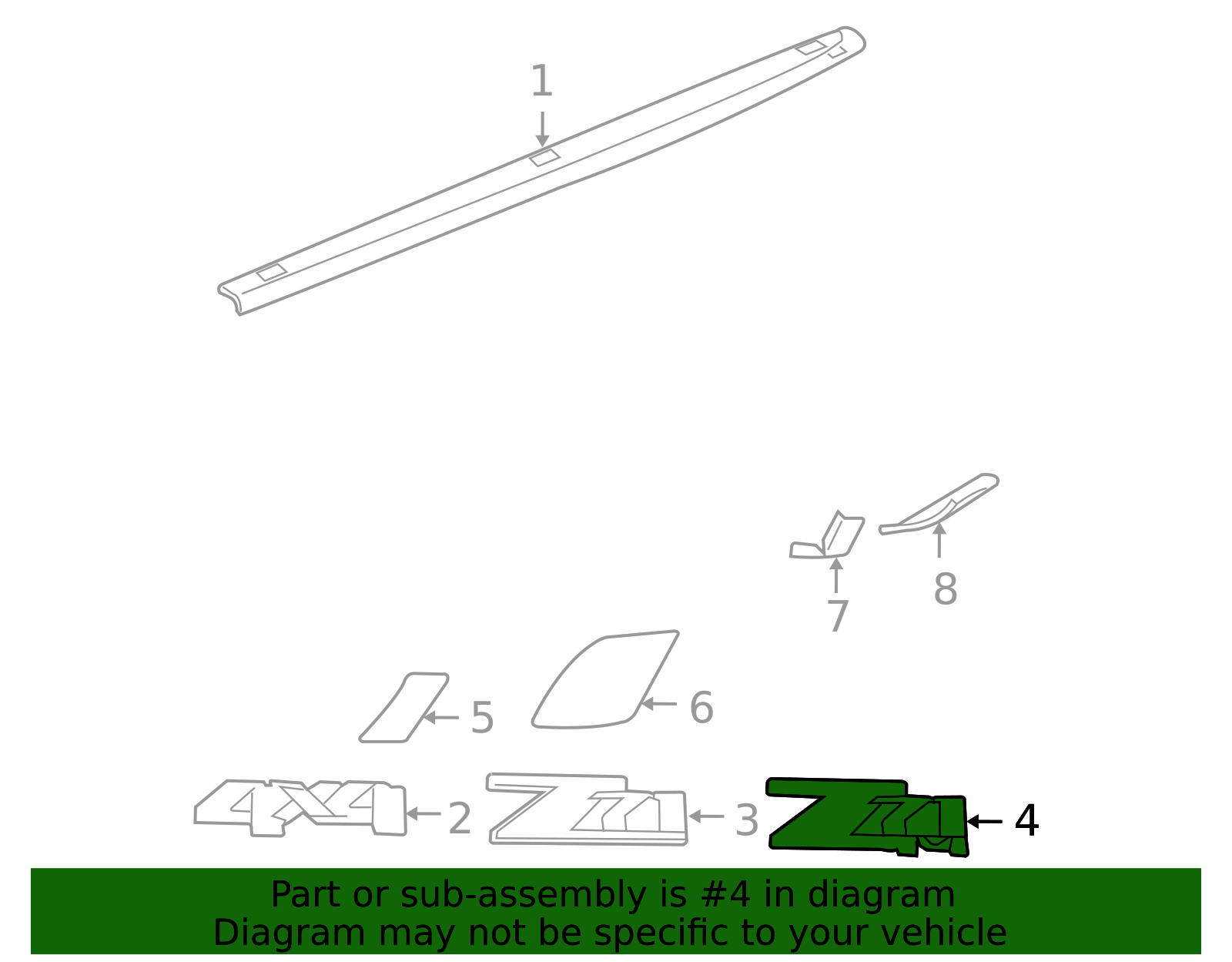 25973040 - 2009-2014 GM - Pickup Box Side Rear Z71 4x4 Decal | Partners ...