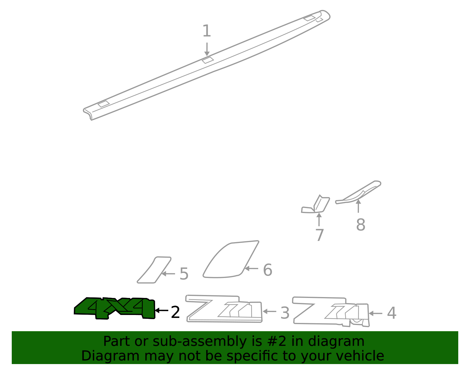 2007-2014 GM Pickup Box Side Rear Decal 25798301 | OEM Parts Online