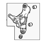 2323503802 - : Knuckle for Mercedes-Benz Image