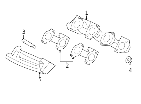 Exhaust Manifold for 2010 Ford F-150 #0