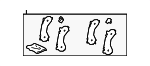 494548220 - : Brake Pads Hardware Kit for Lexus Image