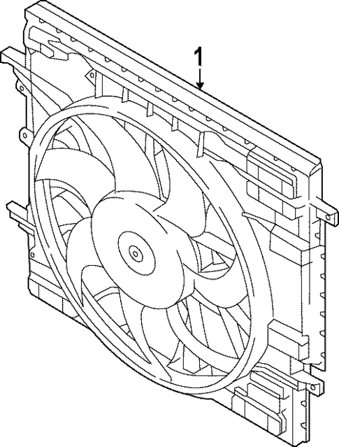 Cooling Fan for 2022 Volvo V90 Cross Country #0