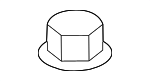90213TBAA00 - Suspension: Top Nut for Honda Image