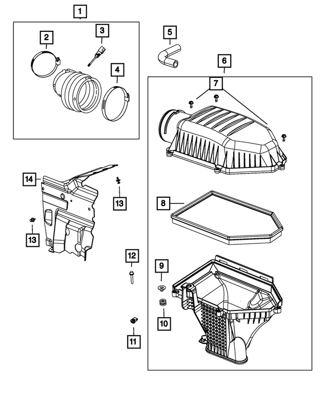 « 5037566AA – Fuel and Accelerator Pedal : Collier De Durite Attache pour Mopar Image »