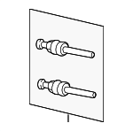 68404780AA - Brakes: Disc Brake Caliper Pin for Fiat: 500X | Jeep: Renegade Image