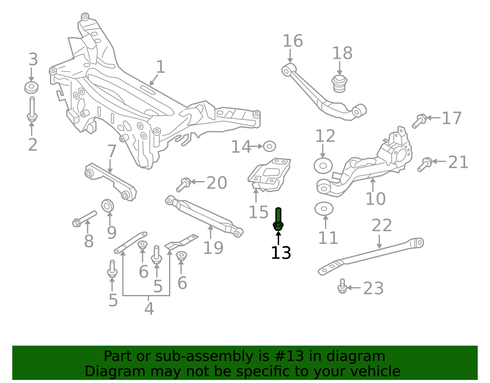 55226-JG00B - Knuckle Bolt 2008-2023 Nissan | Official Nissan Parts Store