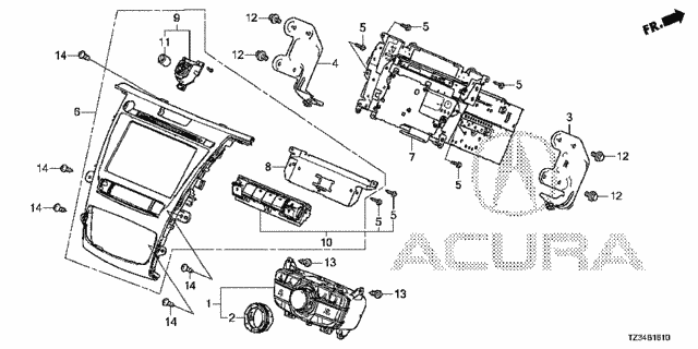 Audio Unit for 2017 Acura TLX #0