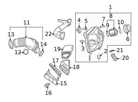 Air Intake for 2006 Audi A6 Quattro #0
