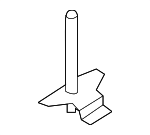 7L0915138C - Electrical: Hold Down Clamp for Volkswagen: Touareg Image