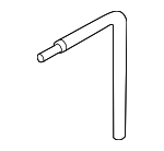 7L0915531 - Electrical: Drain Hose for Volkswagen: Touareg Image