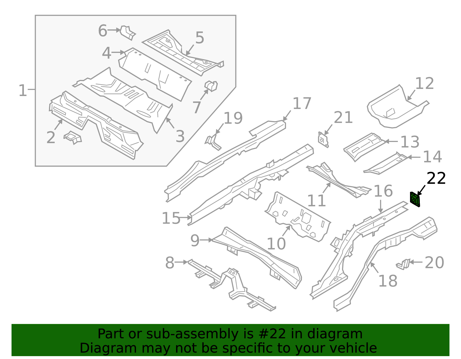 Hyundai - 86613-G9500 - Mount Bracket - 2022-2025 Genesis G70 | OEM ...