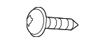 W20164999 - Body: Molding Screw for Mazda: 3, 5, 6, CX-3, CX-30, CX-5, CX-7, CX-70, CX-9, Millenia, MPV, MX-30 EV, MX-5 Miata, Protege, Protege5 Image