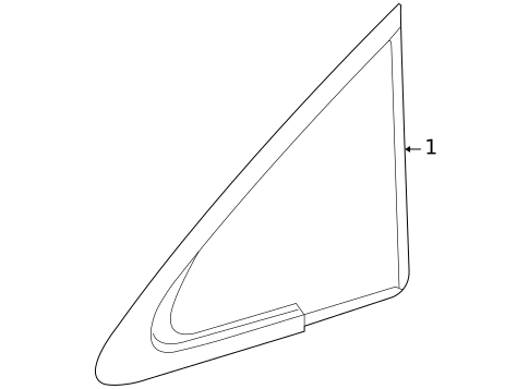 Glass & Hardware for 2011 Lexus HS250h #0