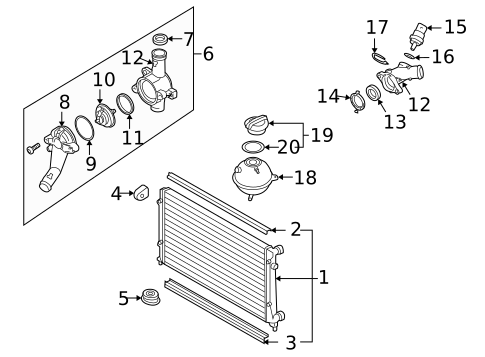Radiator & Components for 2025 Volkswagen Taos #18