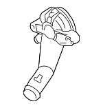 7K121121B - Cooling System: Thermostat Cover for Volkswagen: Beetle, Golf, Jetta, Passat, Rabbit Image