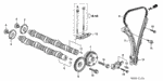 14120PRBA00 - : Camshaft, Ex for Acura Image