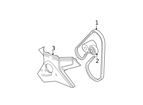 Belts & Pulleys for 2000 Audi A6 #0