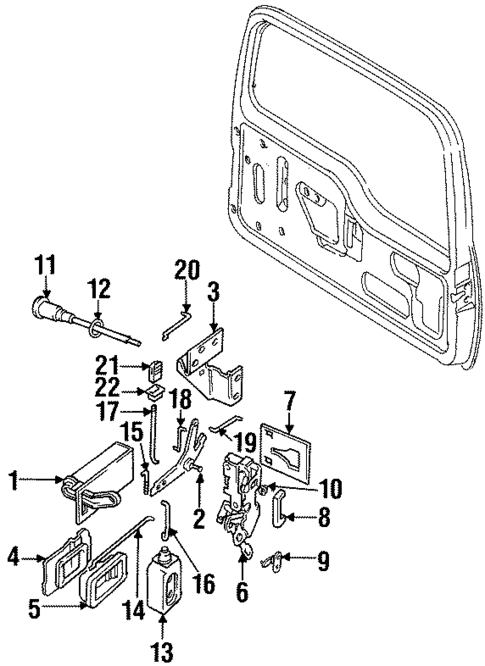 Front Door for 1995 Land Rover Discovery #2