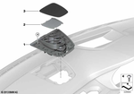 65139276510 - : Cover, Center Speaker for BMW Image