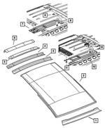 6506383AA - Body Sheet Metal Except Doors: Hex Head Screw And Washer for Mopar Image